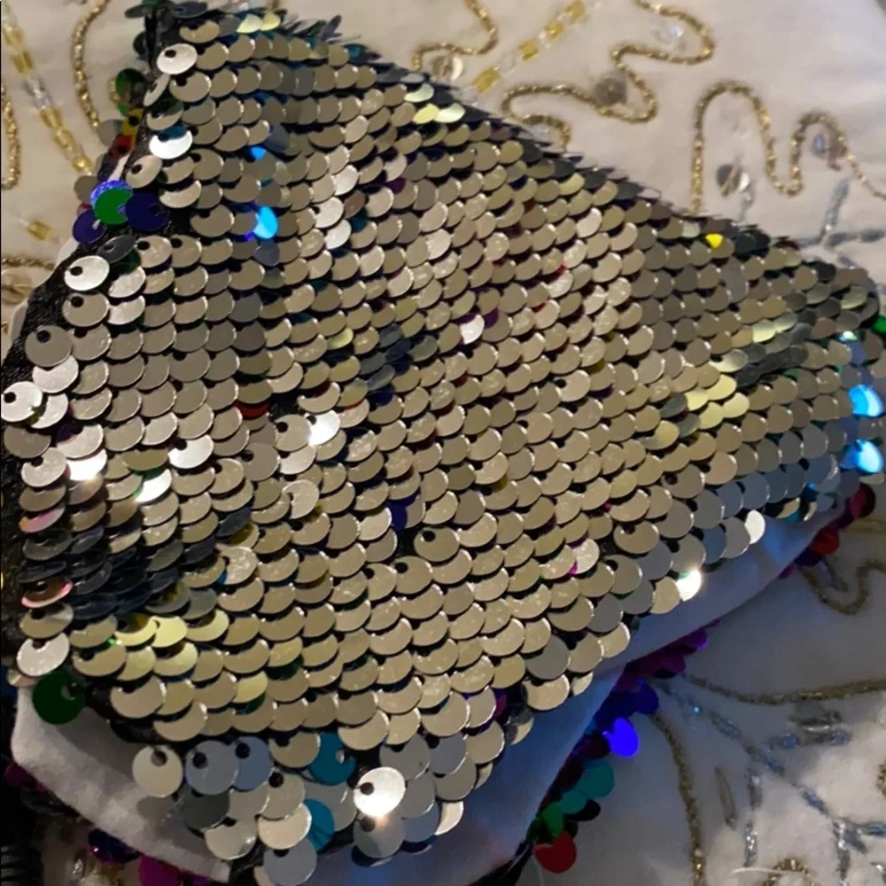 2 Tone Flip‎ Flop Sequin Face Mask